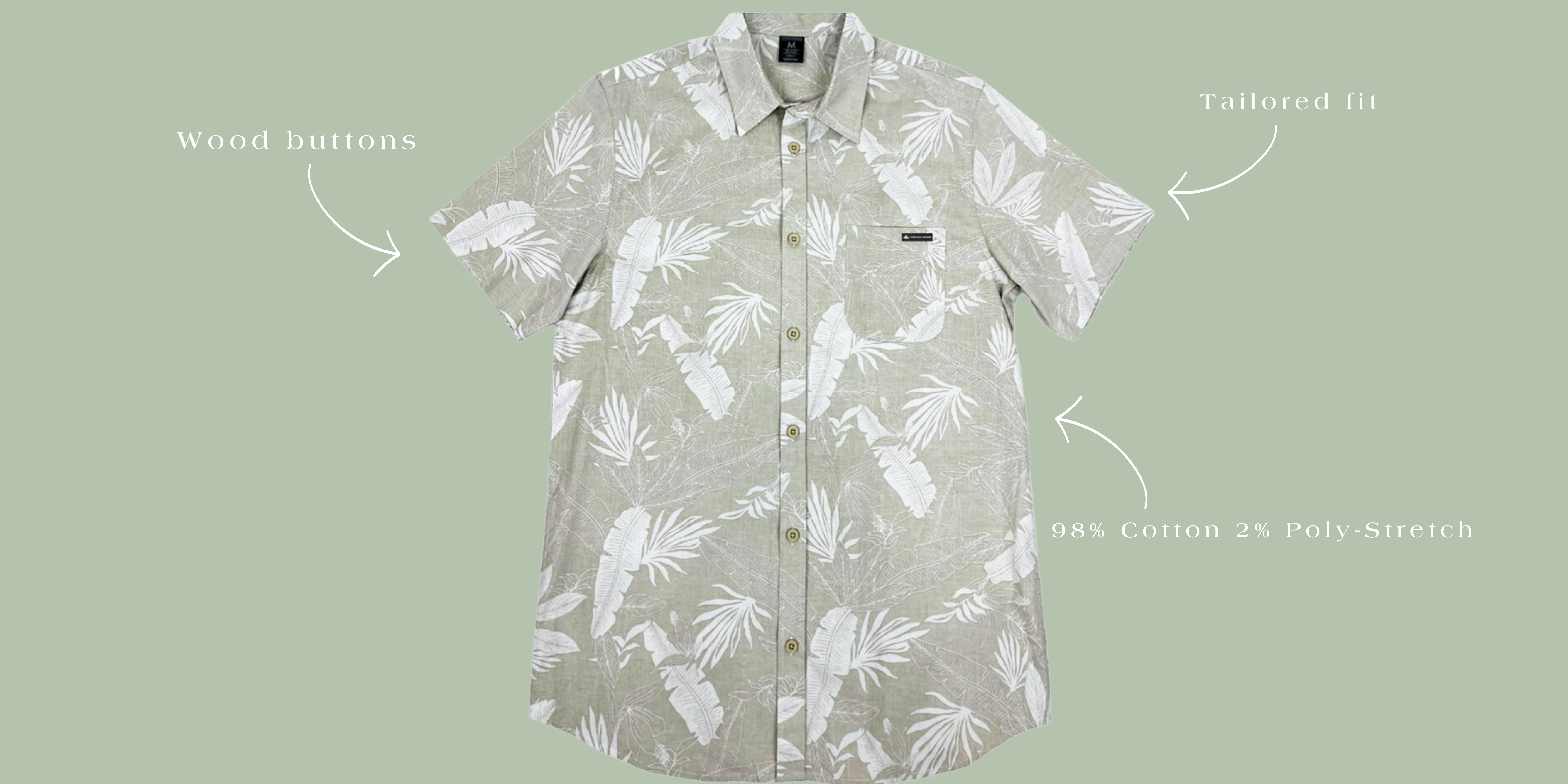 Koloa Oasis Short Sleeve Shirt specs