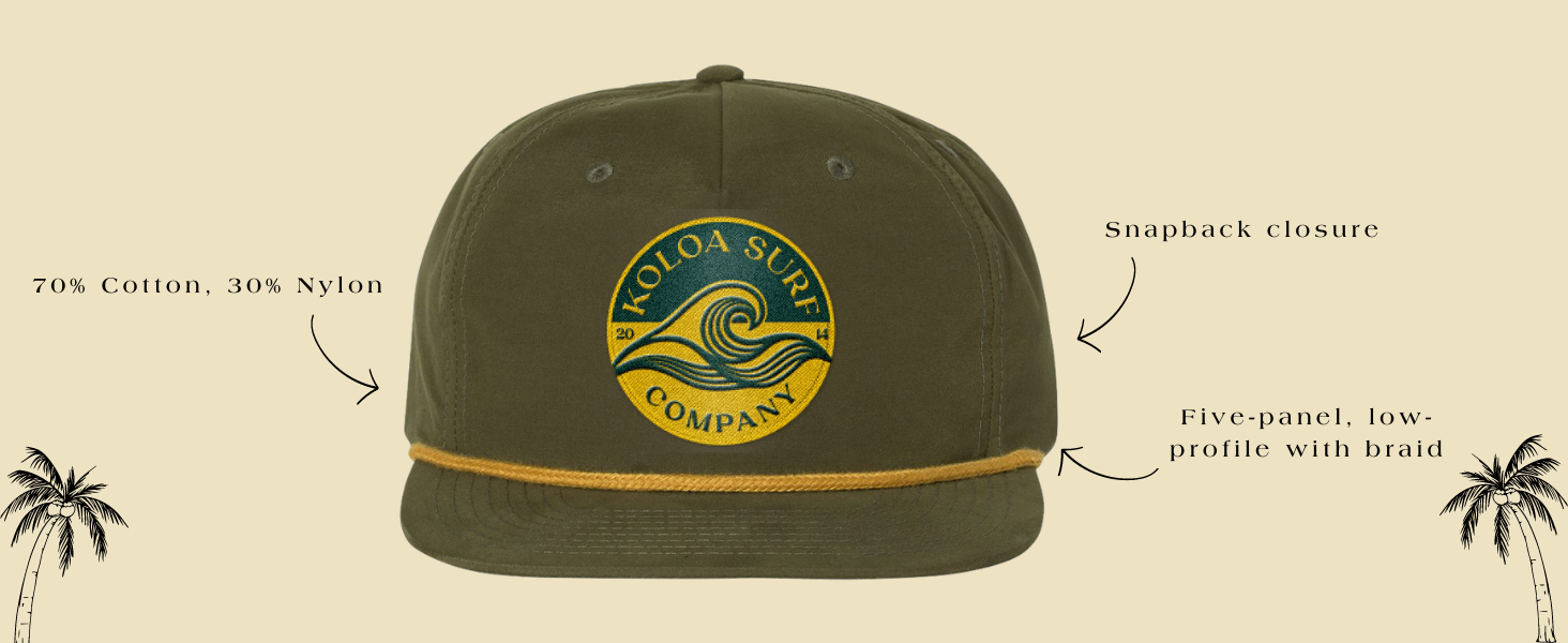 Koloa Tidal Wave Snapback Hat