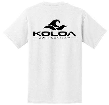 Koloa Surf Co. Thruster Logo Pocket T-Shirts in Regular, Big & Tall Sizes