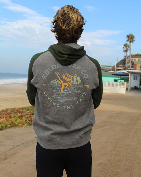 Koloa Shaka Raglan Hoodie