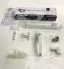 Standard closure kit for screen patio door White