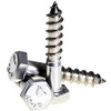 Lag bolt screws zinc plated 1/4, 3/8, 1/2