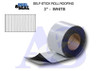 Peel seal self stick roll roofing white 3"