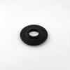 Convex nylon wheel black for 0.310 flat spline