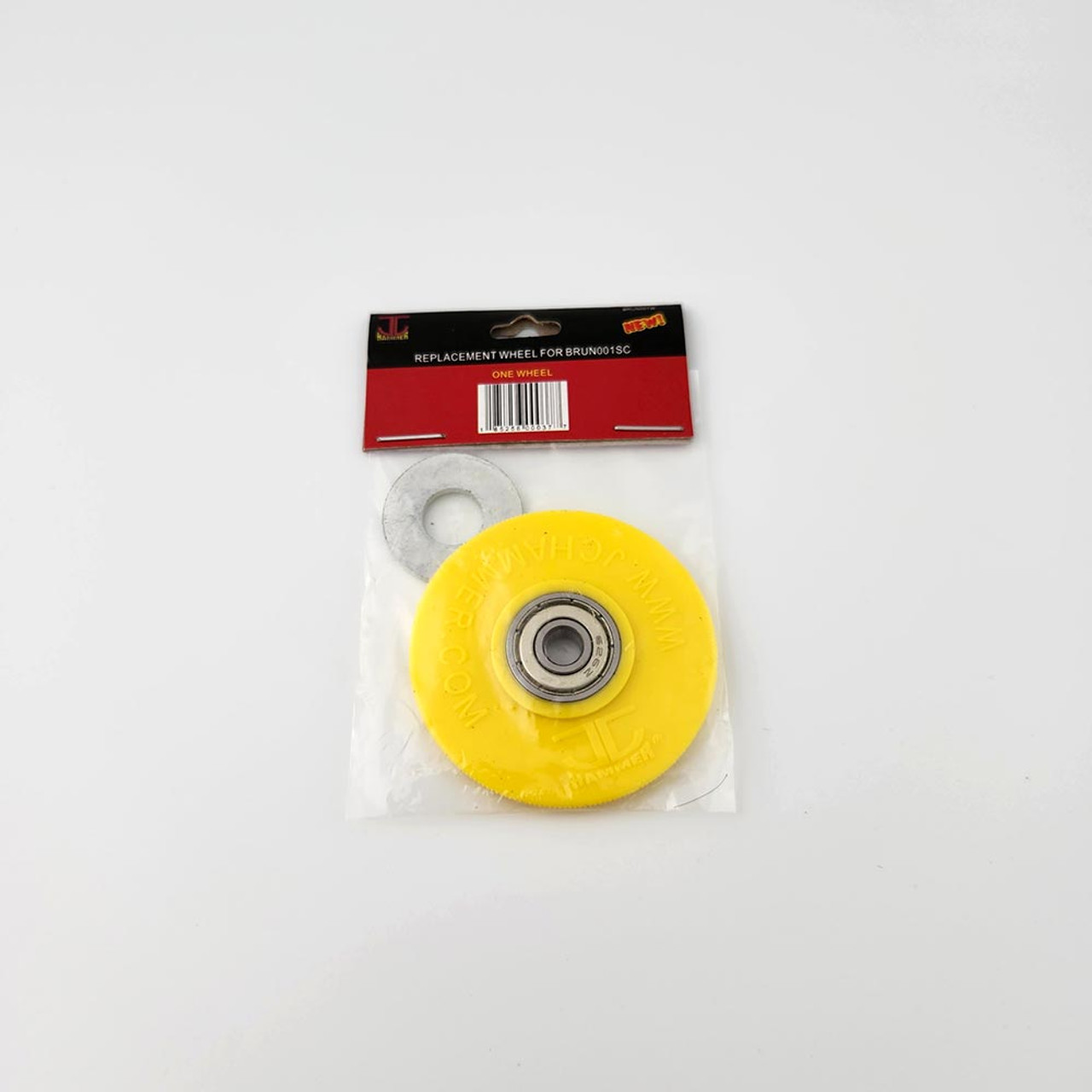 JC Replacement Yellow wheel w/bearing