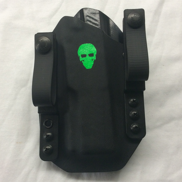 Custom Tuckable Inside the Waistband (TIWB) Holster - Front - Black