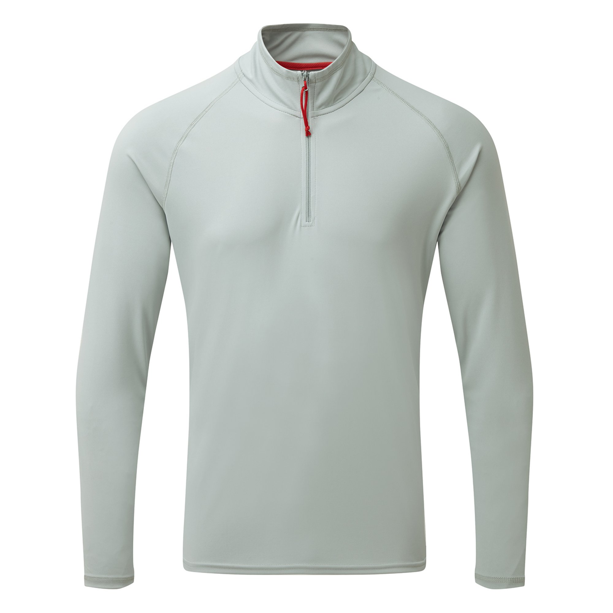 T-shirt manches longues UV Tec homme avec col zippé - UV009-GRE14-1.jpg