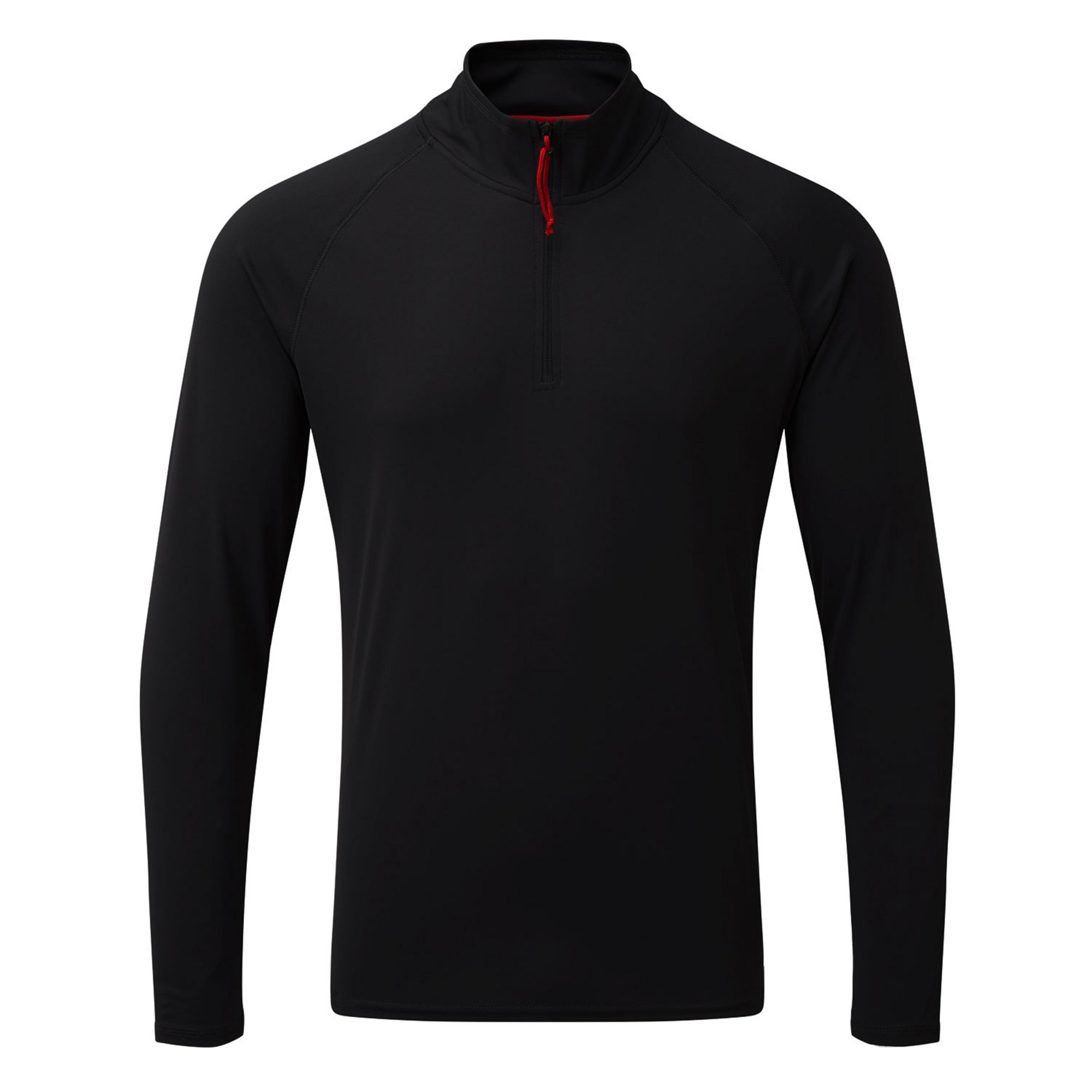 T-shirt manches longues UV Tec homme avec col zippé - UV009-BLK01_1.jpg