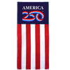 America250 Nylon Pull Down Banner with top logo