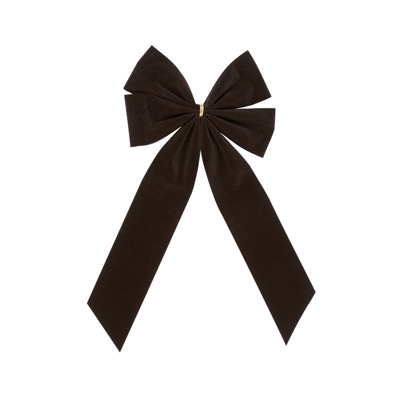 Velvet Ribbon - Black - 1/4 wide