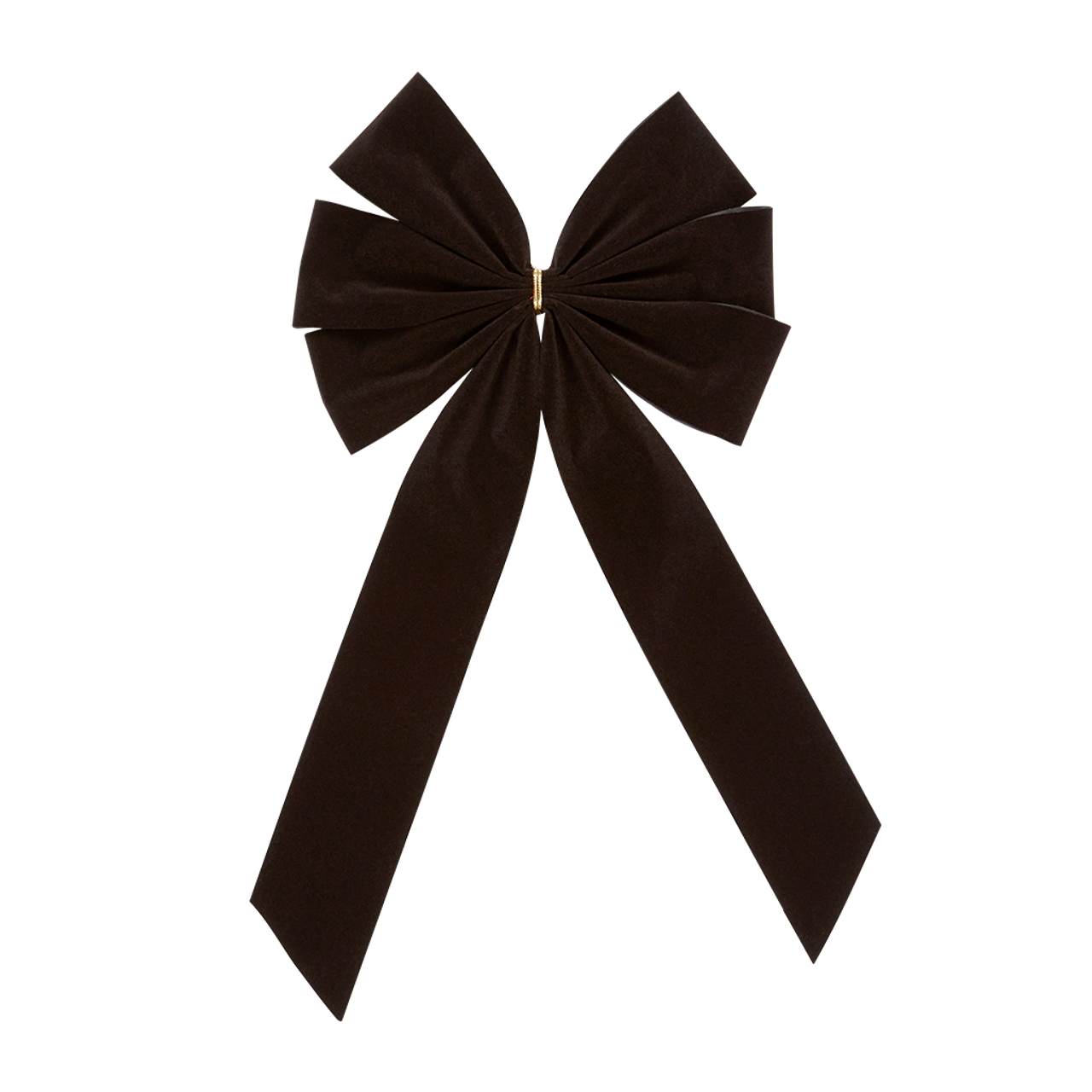 6 Loop Memorial Bow  Black Mourning Funeral Bow