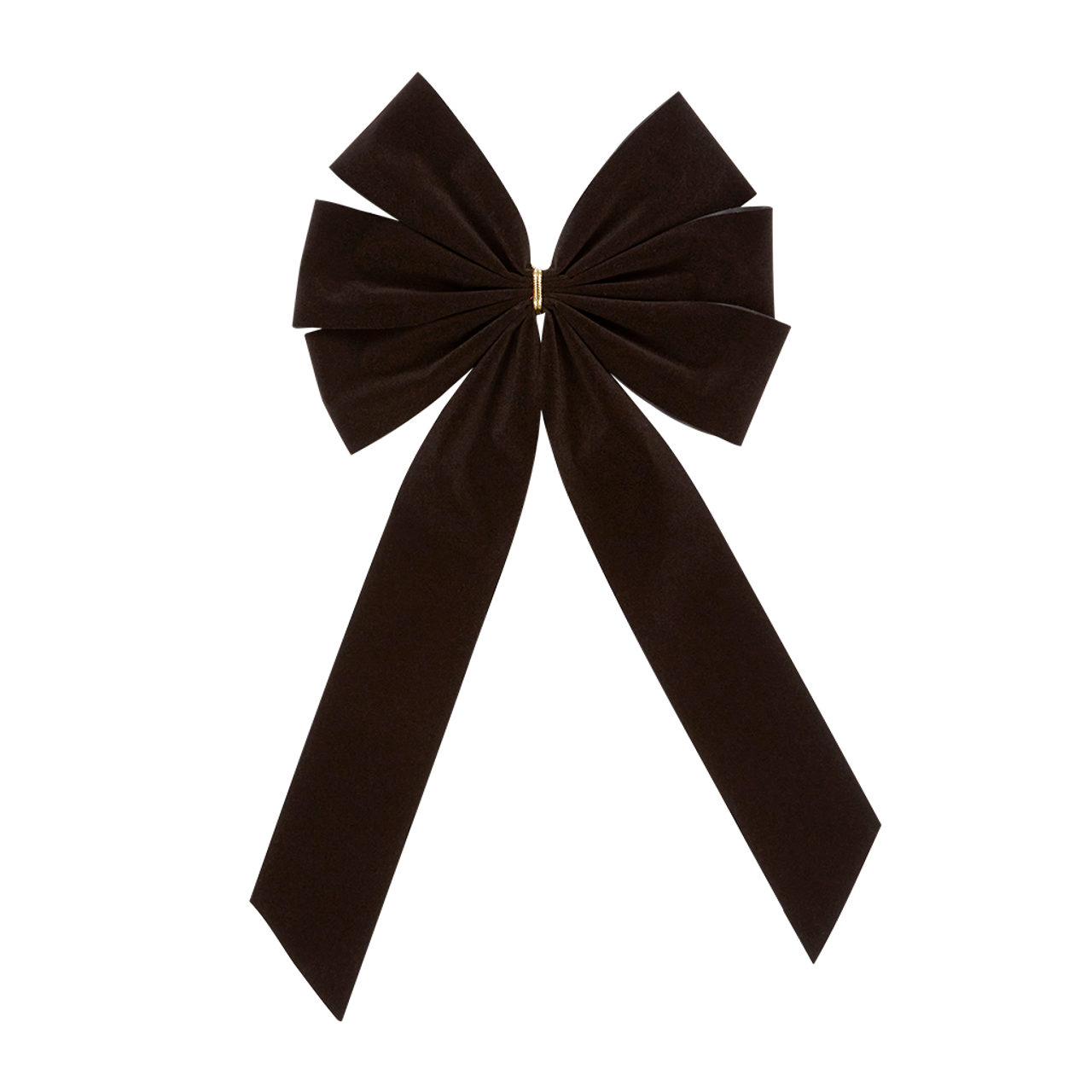 Mourning Funeral Bow - 2 per Pack! Black Bow & Tail - 6 Loop - Large Size