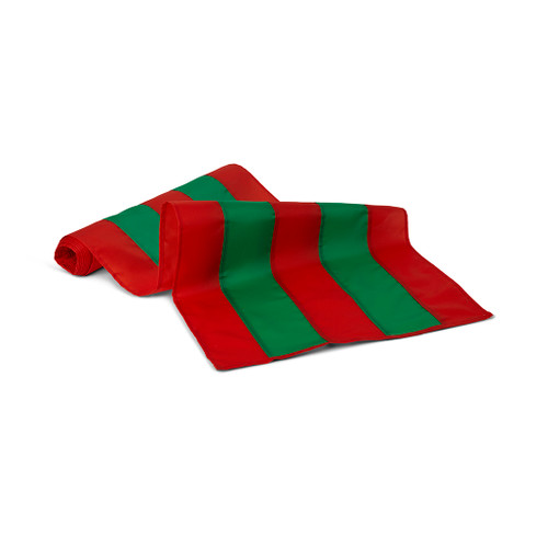 Christmas Nylon Bunting - Red/Green/Red/Green/Red - 36" Width