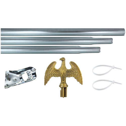 Outdoor Residential Flag Pole Mounting Set - Economy
