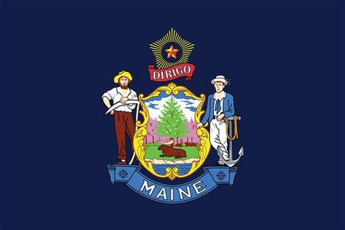 State of Maine Flag - 3'x 5' - Poly Max