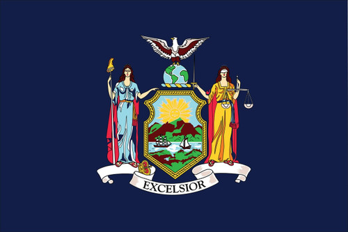 State Flag of New York - 4' x 6' - Nylon