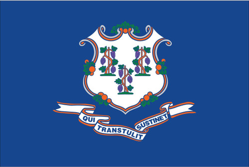 State Flag of Connecticut - 3' x 5' - Poly Max