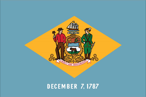 State of Delaware Flag - 4' x 6' - Nylon
