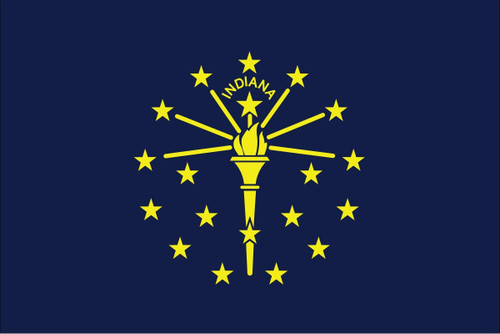 State Flag of Indiana - 6' x 10' - Nylon