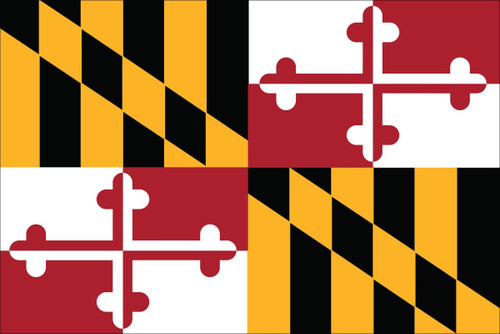 State Flag of Maryland- 6' x 10' - Nylon