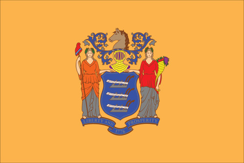 State Flag of New Jersey- 3' x 5' - Poly Max