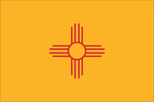 State Flag of New Mexico- 3' x 5' - Poly Max