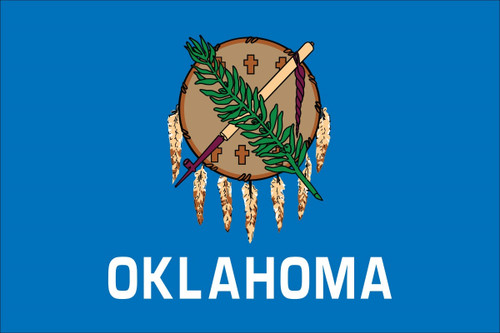 State Flag of Oklahoma- 3' x 5' - Poly Max