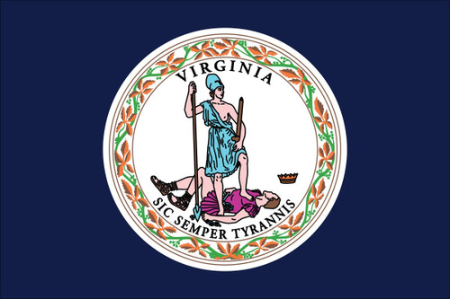 State Flag of Virginia- 3' x 5' - Nylon