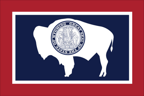 State Flag of Wyoming- 3' x 5' - Poly Max