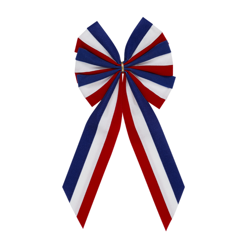 Patriotic red white and blue ribbon for 4th Vector Image