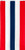 USA Nylon Pull Down Banner - Red/White/Blue/White/Red - 18" x 10'