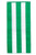 Irish Nylon Pull Down Banner - Green/White/Green/White/Green  18" x 10'