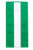 Irish Cotton Pull Down Banner - Green/White/Green - 18" x 8'