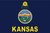 State Flag of Kansas- 3' x 5' - Poly Max