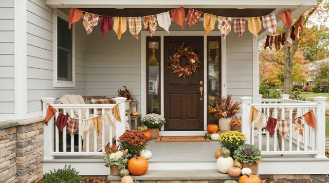 Fall Porch Bunting: Where to Hang It and How to Style It for Autumn