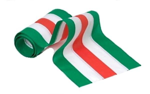 Green/White/Orange/White/Green image