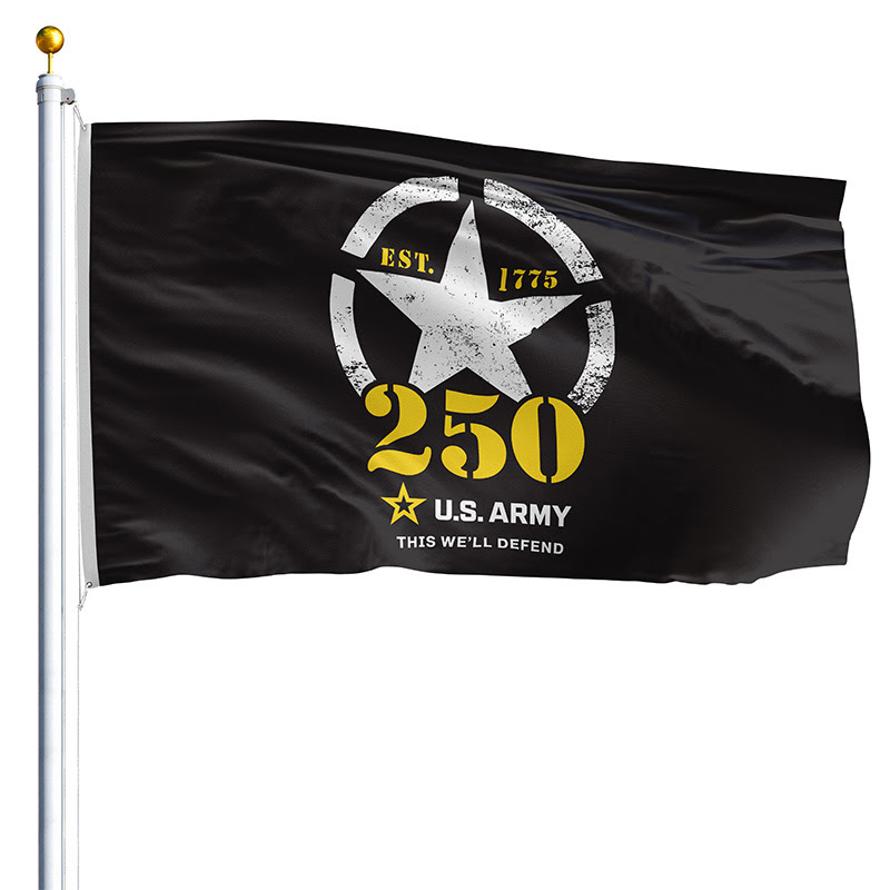 Military 250 Anniversary Flags image