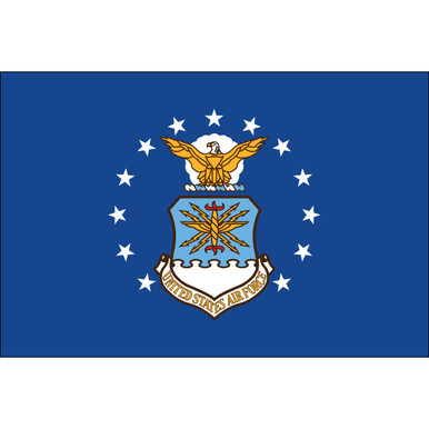 US Air Force 2ftx3ft Nylon Flag 2x3 Made in USA 2'x3 US Air Force 2ftx3ft Nylon Flag 2x3 Made in USA 2'x3