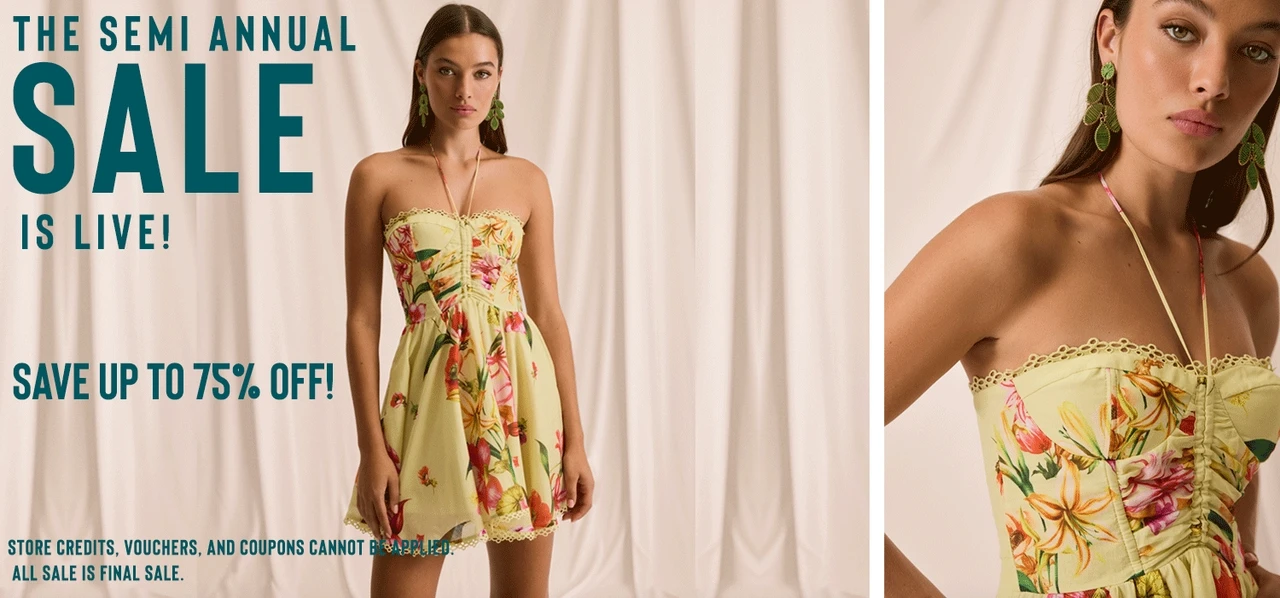 Shop our Sale and save up to 75% off!