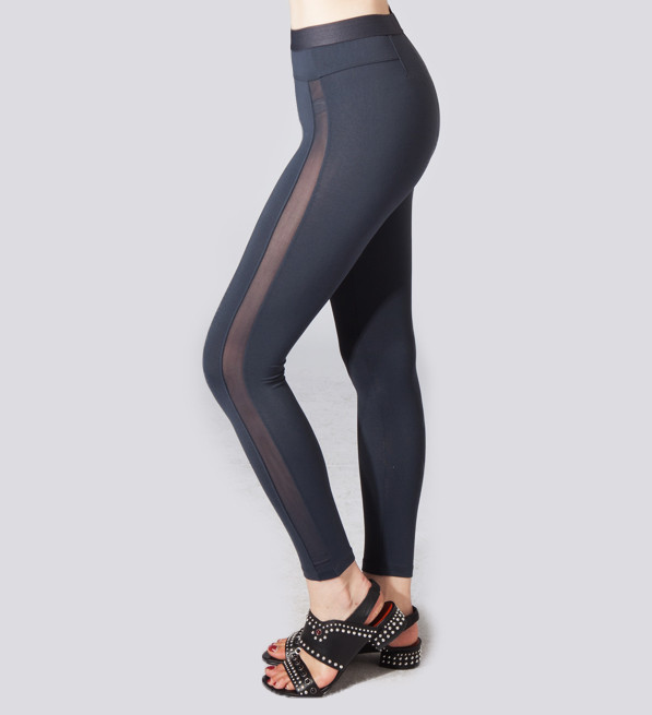 Legging Noir Déchiré David Lerner Taille S - Style Décontracté, Neuf Sans étiquettes
