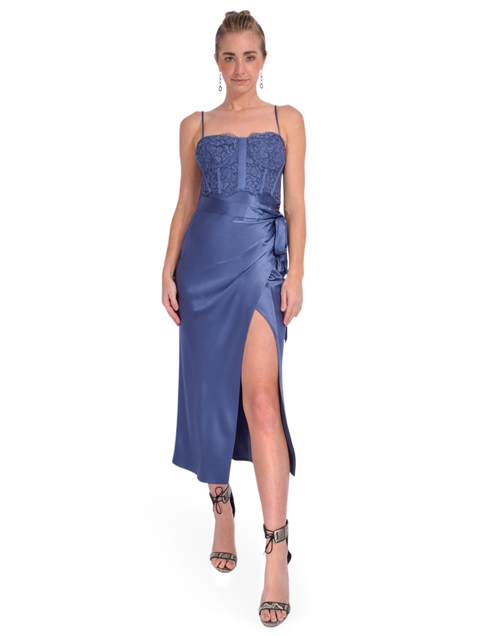 Cami NYC Tricia Corset Dress in Stonewash