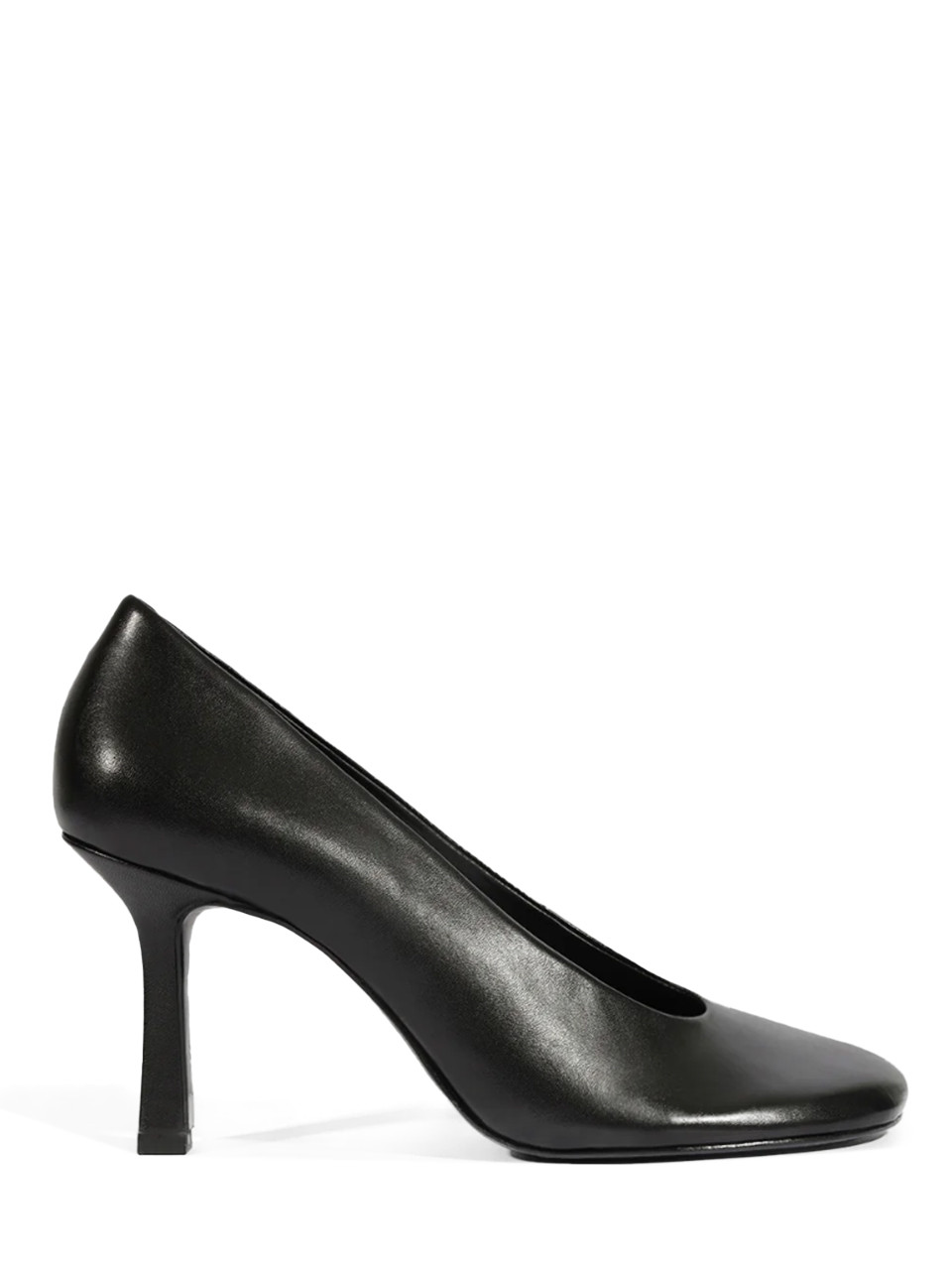 【関税込み】Juna Pumps in Black Leather SCHUTZ Brigitte Leather Pump in Black