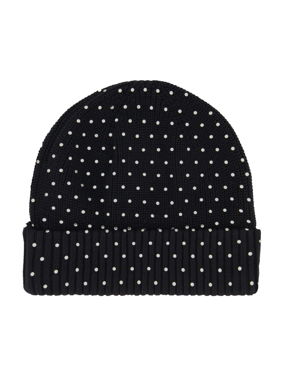 Minnie Rose Cotton Cashmere Rhinestone Shaker Beanie Hat in  display picture 1