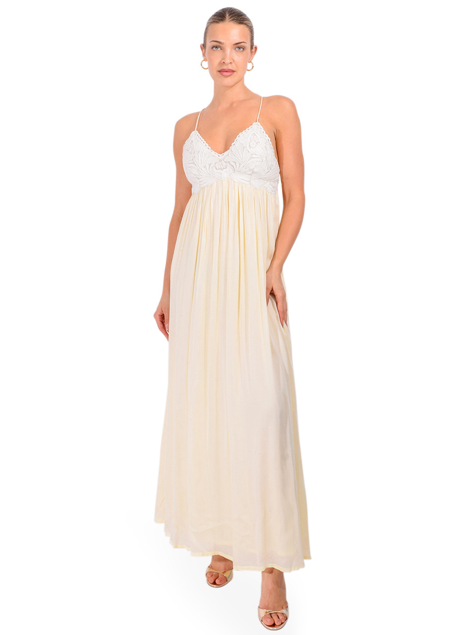 LOUISE MISHA Ysolde Dress in Yellow, Women's Designer Maxi Dress