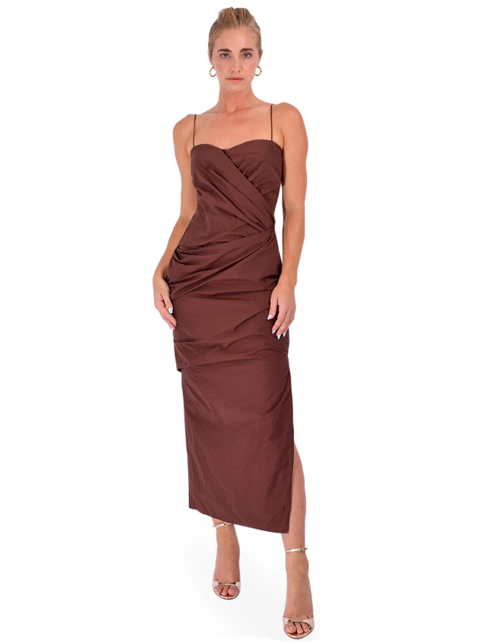 paris georgia brown dress Charli Maxi dress