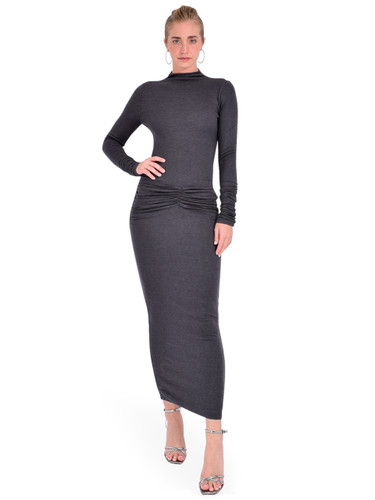 SER.O.YA Fina Tea Length Dress Front View 1