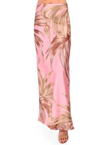 ROCOCO SAND Fawn Maxi Skirt in Pink Front View 