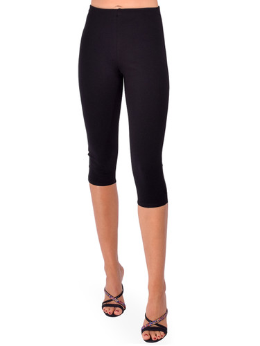 DELFI Arden Capri in Black Front View 