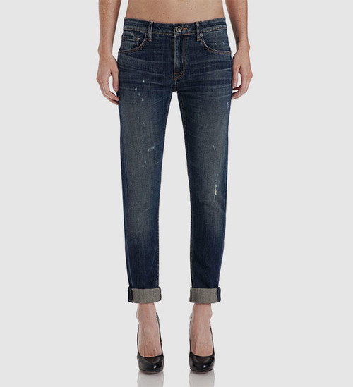 Strom Arton Loose Skinny Jean in Blue Front View 