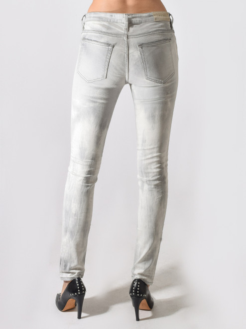  Cloudy White Niris Skinny Jean Back View 